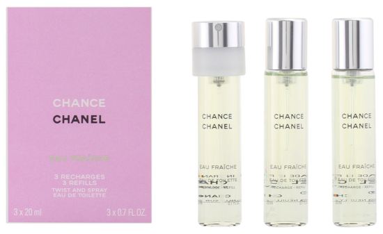 Chance Eau Fraiche Eau De Toilette Recharge 3X Vaporisateur 20 ml Chance Eau Fraiche Eau De Toilette Recharge 3X Vaporisateur 20 ml