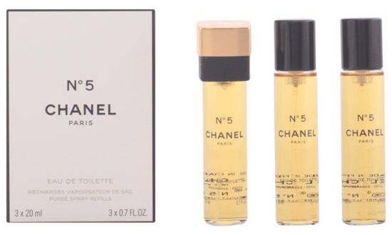 Chanel Eau de Toilette Sac N 5 Vaporisateur 3X20Ml - Recharge 60 ml
