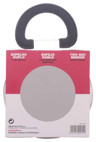 Double miroir avec support x2 Double miroir avec support x2