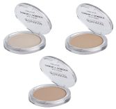 Maquillage en poudre pressée au sable