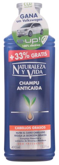 Shampooing Anti-Chute de Cheveux Gras 300 +100 ml