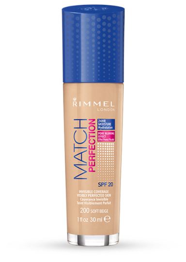 Rimmel London Fond de teint Match Perfection SPF20