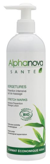 Lait de massage anti-vergetures 400 ml Lait de massage anti-vergetures 400 ml