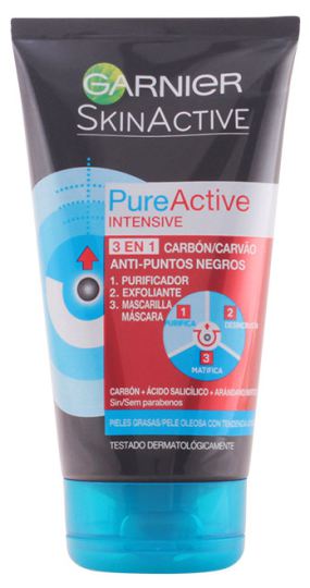 Skin Active Gel Pois noirs 3 en 1 Pure Active Intensive 150 ml