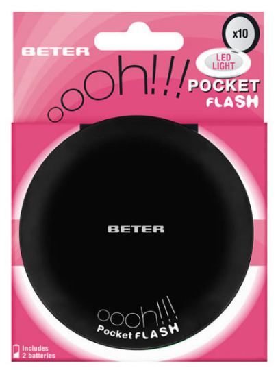 Beter Ohh ! Flash de poche avec lumi&egrave;re et grossissement du noir