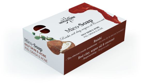 Savon Reishi Argan argile rouge et noix de coco Savon Reishi Argan argile rouge et noix de coco