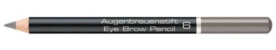 Crayon à sourcils # 6 gris moyen brun 1.1 gr Crayon à sourcils # 6 gris moyen brun 1.1 gr