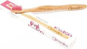 Brosse à Dents en Bambou - Rose Brosse à Dents en Bambou - Rose