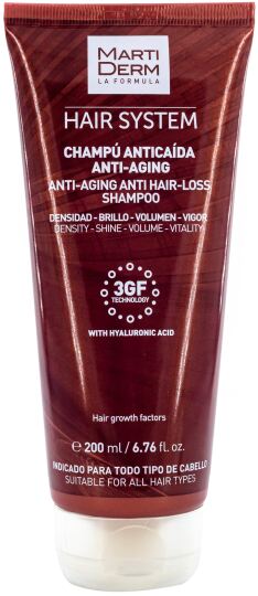 Hair System Champ&uacute; Antica&iacute;da Antiaging 200 ml