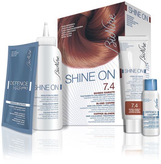 Shine On Hair Coloration Treatment 7.4 Blond cuivré
