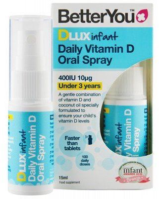 DLux Vaporisateur oral quotidien de vitamine D pour enfants 15 ml