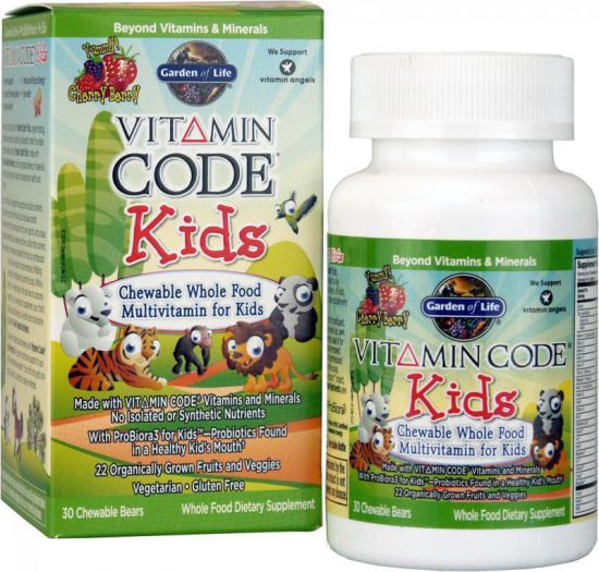 Vitamine Code Enfants Multivitamines Cerise Berry 30 ours &agrave; croquer