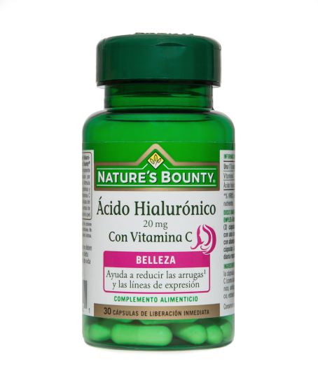 Acide Hyaluronique 20 mg avec de la Vitamine C 30 capsules Acide Hyaluronique 20 mg avec de la Vitamine C 30 capsules