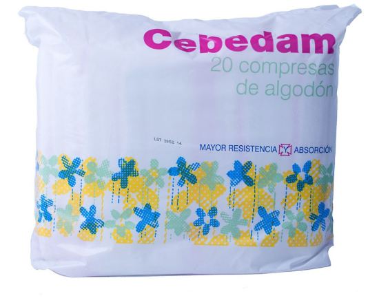 Cotton Compresses 20 uds Cotton Compresses 20 uds
