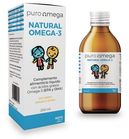 Oméga-3 naturel pour enfants 200 ml Oméga-3 naturel pour enfants 200 ml