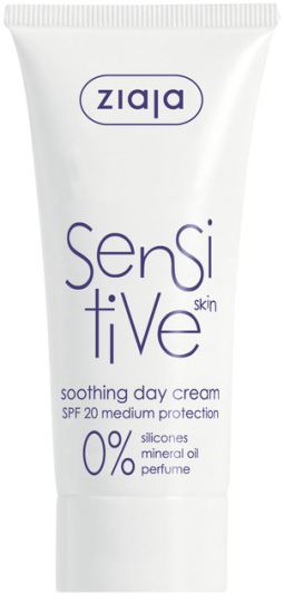Ziaja Cr&egrave;me de jour apaisante sensible pour peaux sensibles 50 ml