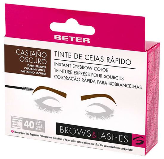 Teinture sourcili&egrave;re instantan&eacute;e instantan&eacute;e des sourcils #Marron fonc&eacute;