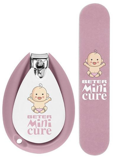 Mini Cure Baby Nail Care Rose 2 unités