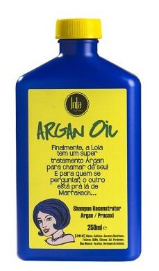 Lola Cosmetics Shampooing Reconstructeur &agrave; l'Huile d'Argan Argan Pracaxi 250 ml