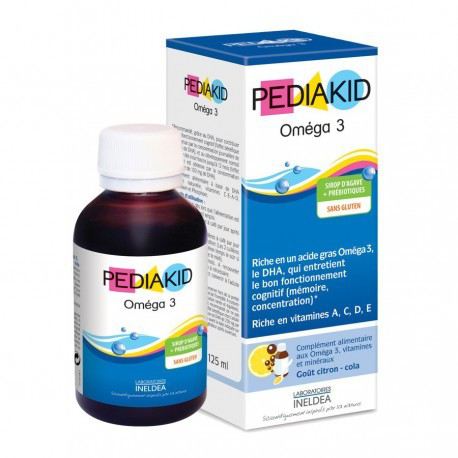 Sirop Pediakid Oméga 3 avec 125 ml