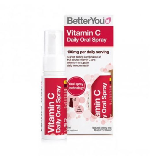 Vitamine C en spray oral quotidien à la cerise naturelle 25 ml Vitamine C en spray oral quotidien à la cerise naturelle 25 ml