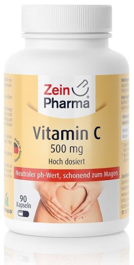 Vitamine C tamponnée 500 mg 90 gélules