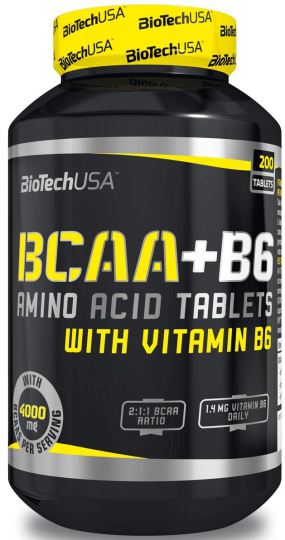 BiotechUSA Bcaa + B6 200 comprim&eacute;s