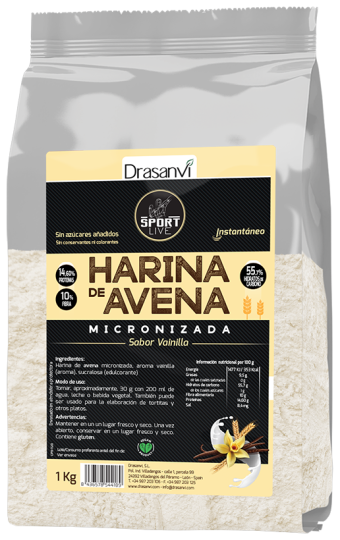 Avoine Vanille Sport Live 1 kg Avoine Vanille Sport Live 1 kg