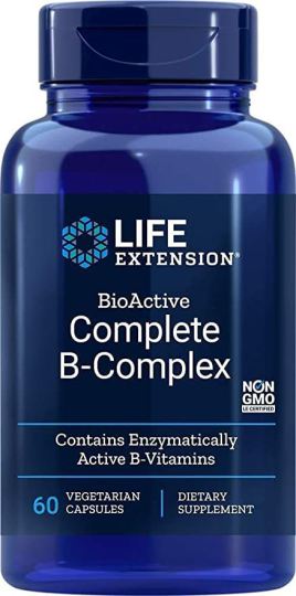 Life Extension BioActive Complete B-Complex 60 g&eacute;lules v&eacute;g&eacute;tariennes