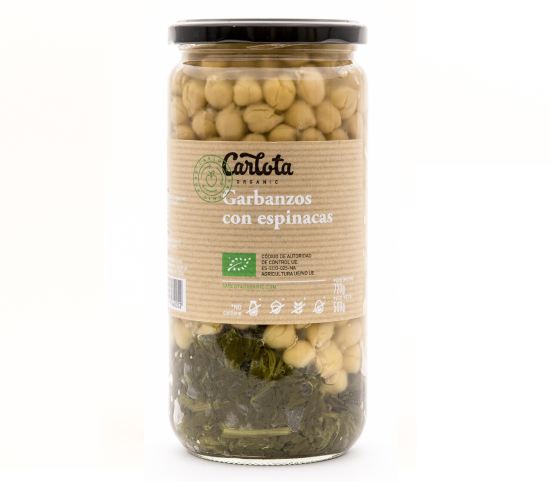 Pois chiches aux épinards 720 gr Pois chiches aux épinards 720 gr