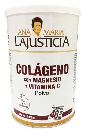 Collagène + Magnésium + Vitamine C Saveur Fraise 350 gr Collagène + Magnésium + Vitamine C Saveur Fraise 350 gr