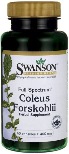 Full Spectrum Coleus Forskohlii 400 mg 60 Capsule