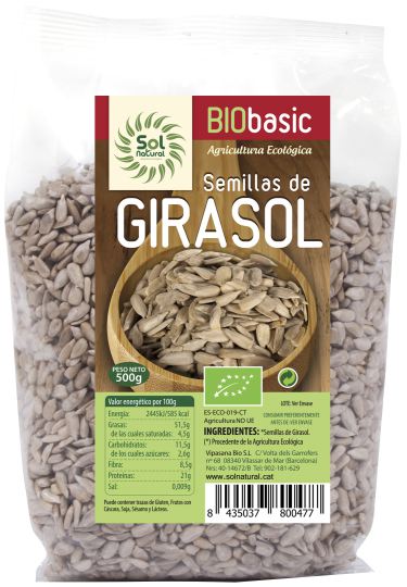 GRAINES DE TOURNESOL BIO SOLNATURAL GRAINES DE TOURNESOL BIO SOLNATURAL