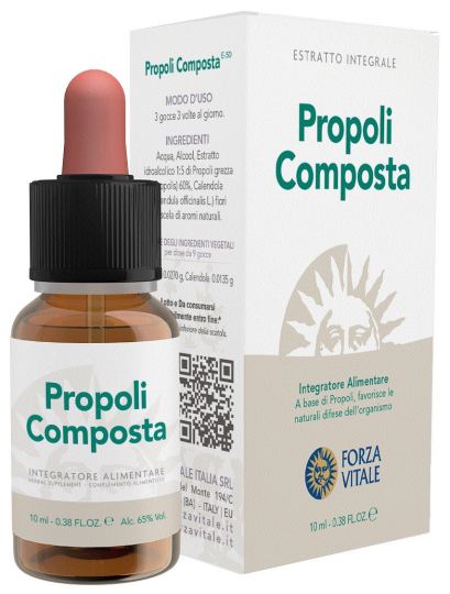 Forza Vitale Extrait de Propolis 10ml compost.