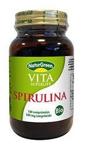 Naturgreen Spiruline 180 Comprim&eacute;s