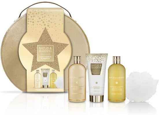Trousse de toilette &agrave; la mandarine douce et au pamplemousse