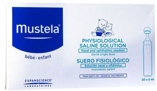 Suero Fisiológico Solución Nasal y Oftálmica 18 x 5 ml Suero Fisiológico Solución Nasal y Oftálmica 18 x 5 ml