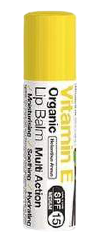 Baume à lèvres à la vitamine E biologique 5,7 ml