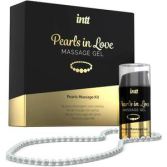 Gel de massage Pearls in love avec collier de perles Gel de massage Pearls in love avec collier de perles