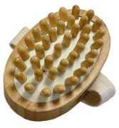 Brosse de massage anti-cellulite en bambou