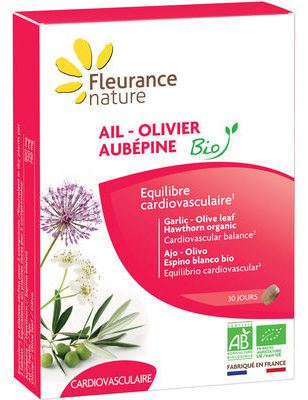 Ail - Olive - Aub&eacute;pine Blanche Bio 60 comprim&eacute;s