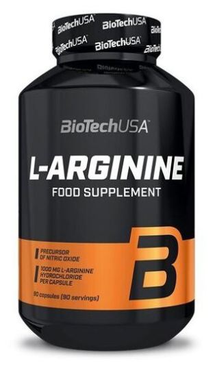 BiotechUSA L-Arginine 90 m&eacute;ga capsules