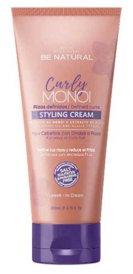 Be Natural Cr&egrave;me Boucles D&eacute;finies Curly Mono&iuml; 200 ml