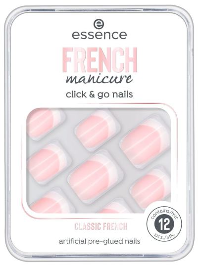 Faux ongles French Manucure Click &#39;n Go N1