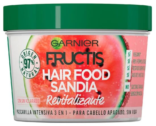 Masque alimentaire revitalisant capillaire 3 en 1 à la pastèque 350 ml Masque alimentaire revitalisant capillaire 3 en 1 à la pastèque 350 ml