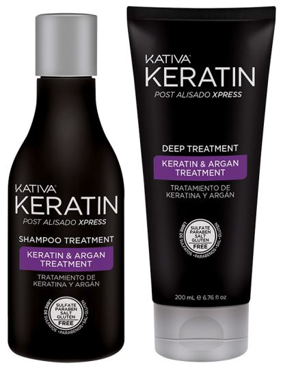 Kativa K&eacute;ratine express post-lissage 2 pi&egrave;ces